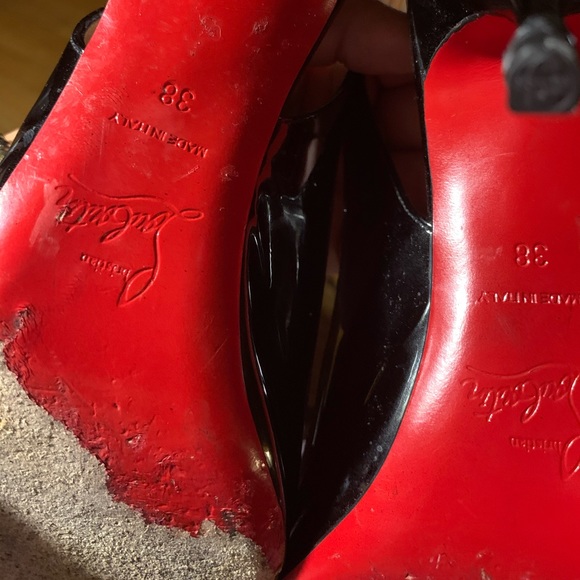 SOLD: Christian Loubitin Clare sling 80 patent - Picture 10 of 10